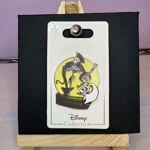 🎃 Disney Parks Jack Skellington & Zero Pin – NBC Town Square Fountain 🖤